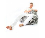 BeanBagBecauseRoyalXXLZebra
