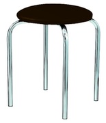 ТабуретНовыйстильChicoChromeV3,коричневый