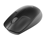 LogitechWirelessMouseM190Charcoal,FullSize,HighPrecisionOpticalMouse,Nanoreceiver,Retail