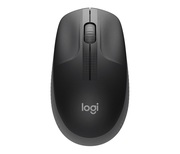 LogitechWirelessMouseM190Charcoal,FullSize,HighPrecisionOpticalMouse,Nanoreceiver,Retail