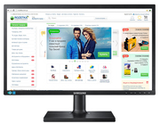 23.6"SAMSUNG"S24E650PL",Black(PLS,1920x1080,4ms,250cd,LEDMega-DCR,HDMI+DP+DSub,Spk,Pivot)