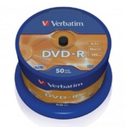 VerbatimDataLifePlusDVD-RAZO4.7GB16XMATTSILVERSURFAC-Spindle50pcs.