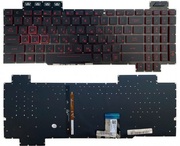 KeyboardAsusFX504FX505FX705FX80FX86seriesw/Backlitw/oframe"ENTER"-smallENG/RUBlackOriginal