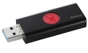 64GBUSB3.1KingstonDataTraveler106Black(Read100MByte/s,Write15MByte/s)DT106/64GB