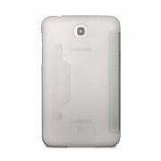 PuroGTAB37ICEPEARLSlimcase"Ice"semi-transparentbackforGalaxyTab37"withstandup,pearlwhite