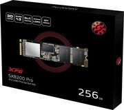 M.2NVMeSSD256GBADATAXPGSX8200PRO,PCIe3.0x4/NVMe1.3,M2Type2280,Read:3500MB/s,Write:3000MB/s,ControllerSMI,3DNANDTLC,ASX8200PNP-256GT-C