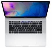 APPLEMacBookProwithTouchBar(Early2019)Silver,15.4"RetinaIPS(Intel®SixCore™i72.6-4.5GHz,16GBDDR4RAM,256GbSSD,AMDRadeonPro555X4GB,4xTB3,WiFi-AC/BT5.0,10hours,720pCamera,BacklitKB,RUS,macOSMojave,1.83kg)