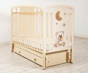 КроватьдетскаяК-2002-30м"Жаклин"(слоноваякость)