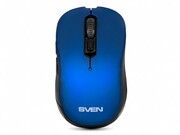 SVENRX-560SWWireless,OpticalMouse,2.4GHz,NanoReceiver,800/1200/1600dpi,5+1(scrollwheel)Silentbuttons,SwitchingDPImodes,Rubberscrollwheel,Blue