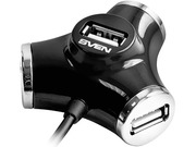 "USB2.0Hub4-portSVEN""HB-012"",Black-http://www.sven.fi/ru/catalog/accessory/hb_012.htm"