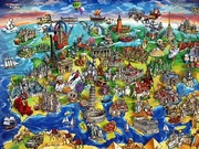 Puzzle1500elementeEuropa