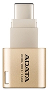 64GbUSB3.1(Type-A/Type-C)FlashDriveADATA,UC350,golden(Read-100MB/s,Write-30MB/s)