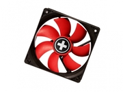 120mmCaseFan-XILENCEXPF120.RFan,120x120x25mm,1300rpm,<21dBa,44.7CFM,hydrobearing,Big4Pinand3PinMolex,Black/Red