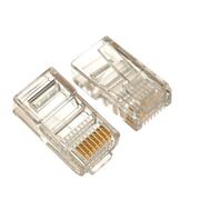 RJ45ModularPlug,Cat.5E,LongType,3u"Goldplated,100pcs/bag