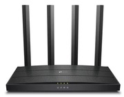 TP-LINKArcherAX12AX1500Wi-Fi6WirelessGigabitRouter,1201Mbpsat5Ghz+300Mbpsat2.4Ghz,802.11ax/ac/a/b/g/n,1GigabitWAN+4GigabitLAN,Beamforming,OFDMA,MU-MIMO,4fixedantennas,MeshSupport