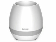 HelmetSpeakerMusicFlowerpot,White