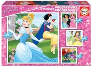 ПазлEducaProgressivePuzzlesDisneyPrincess12+16+20+25