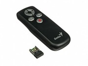 (31090015100)GeniusMediaPointer100,2.4GHzSmartPresenter,LaserPointer,Nanoreceiver,worksupto10m,SupportsPageUp/Down,ESC/F5function,Black