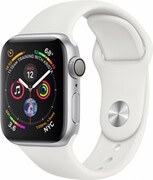 AppleWatchSeries440mm(MU642)SilverAluminiumCasewithWhiteSportBand