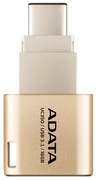 16GbUSB3.1(Type-A/Type-C)FlashDriveADATA,UC350,golden(Read-100MB/s,Write-30MB/s)