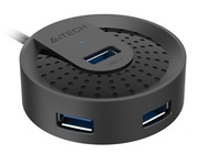 USB3.0Hub4-portA4techHUB-30C,Cable100cm,MicroUSBPowerInputPort,USBType-C