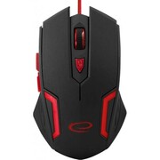 EsperanzaFIGHTERMX205OpticalMouseforprofessionalgameplayers,6D,800/1200/1600/2400DPI,illuminated,USB,Red