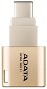 32GbUSB3.1(Type-A/Type-C)FlashDriveADATA,UC350,golden(Read-100MB/s,Write-30MB/s)