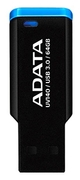 64GbUSB3.0FlashDriveADATA,DashDriveUV140,black/blue(Read-90MB/s,Write-20MB/s),CompactDesign
