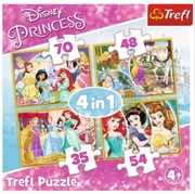 ПазлTrefl4in1Happydayofprincesses