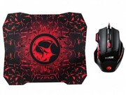 МышьMARVOM315+G1BlackUSB,Black-Red