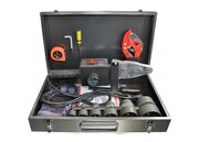 АППАРАТДЛЯСВАРКИПЛАСТИКОВЫХТРУБPITМощность:2кВтВкомплекте:6насадок,ножницыпопластику,рулетка3м,отвертка,шестигранныйключ,рабочиеперчатки,металлическийкейс.