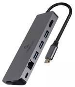 DockingStationGembirdA-CM-COMBO5-05,USB3.0,USB2.0,4KHDMI,LAN,PD100W,SD/MicroSD