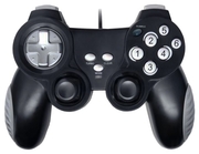 SVENX-PadGamepad,Vibrationfeedback,4axes,D-Pad,2joysticksand12buttons,USB,Black