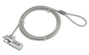 GembirdLK-CL-01Cablelockfornotebooks(4-digitcombination),4mmsteelcable