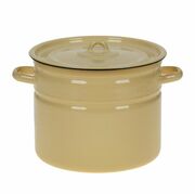 Кастрюляцил.9л.кремСтальэмаль2с200