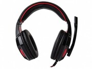 MARVO"HG8802",GamingHeadset,Microphone,40mmdriverunit,Volumecontrol,Adjustableheadband,3.5mmand2.5mmjack+USB,cable2.1m,PCandGameconsolescompatible,Black-Red