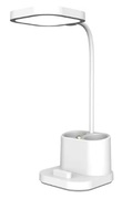 PlatinetPDL008DeskLampLEDPenHolder4W2400MAHWhite[45777]