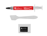 GenesisSilicon800ThermalPaste,Density2,1g/ml(at25°C),Viscosity15000Pa*s(at1RPM),Conductivity3,0*10^13(Ohm*cm),Conductivityofheat11W/m-K,TempRange-30–240°C
