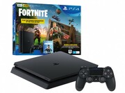 GameConsoleSonyPlaystation4Slim500GBBlack+Fortnite,1xGamepad(Dualshock4)