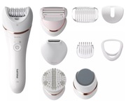 ЭпиляторPhilipsBRE740/10,белыйрозовый