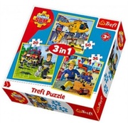 Trefl-Puzzles3in1FiremanSaminaction