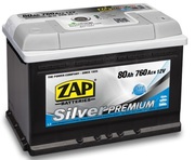 АккумуляторZAP80AhSilverPremium