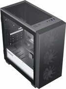 CasemATXGAMEMAXAeroMiniECO,w/oPSU,4x120mm,FrontMesh,TG,USB3.0,Black