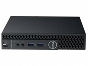 DELLOptiPIex3060MFFlnteI®Core®i3-8100T(QuadCore,3.10GHz,6MB),4GBDDR4RAM,128GBM.2SSD,noODD,lnteI®UHD630Graphics,Wi-Fi/AC-MU-MIMO/BT4.1,TPM,65WPSU,USBmouse,USBKB216-B,Win10Pro,Black