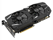 ВидеокартаASUSDUAL-RTX2060-O6G,GeForceRTX20606GBGDDR6,192-bit,GPU/Memclock1785/14000MHz,PCI-Express3.0,DVI/2xHDMI/2xDisplayPort