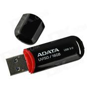 16GbUSB3.0FlashDriveADATA,DashDriveUC340,black-blue(Read-200MB/s,Write-120MB/s),Retractable