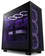 CaseATXNZXTH7Flow,2xUSB3.2,1xType-C,2x120mm,TemperedGlass,MeshFreont,Black