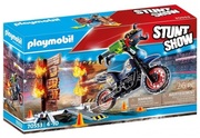 ИгровойнаборPlaymobilStuntShowMotocrosswithFieryWall(PM70553)