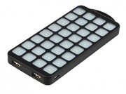 PowerBank8000mAh,QumoPowerAidTouristSolar,IP54,32Ledtorch,350mA,2xUSB:5V/2.1A