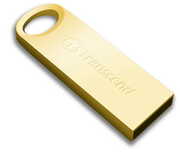 8GBUSBFlashDriveTranscend"JetFlash520",GoldMetallic,Dust/Shock/WaterResistant,USB2.0